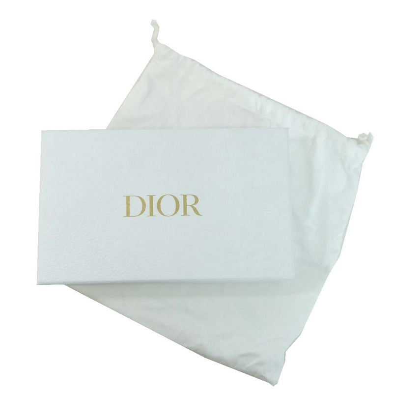 Christian Dior クリスチャンディオール マイクロカナージュ ディオラマ チェーン バッグ シルバー系【中古】