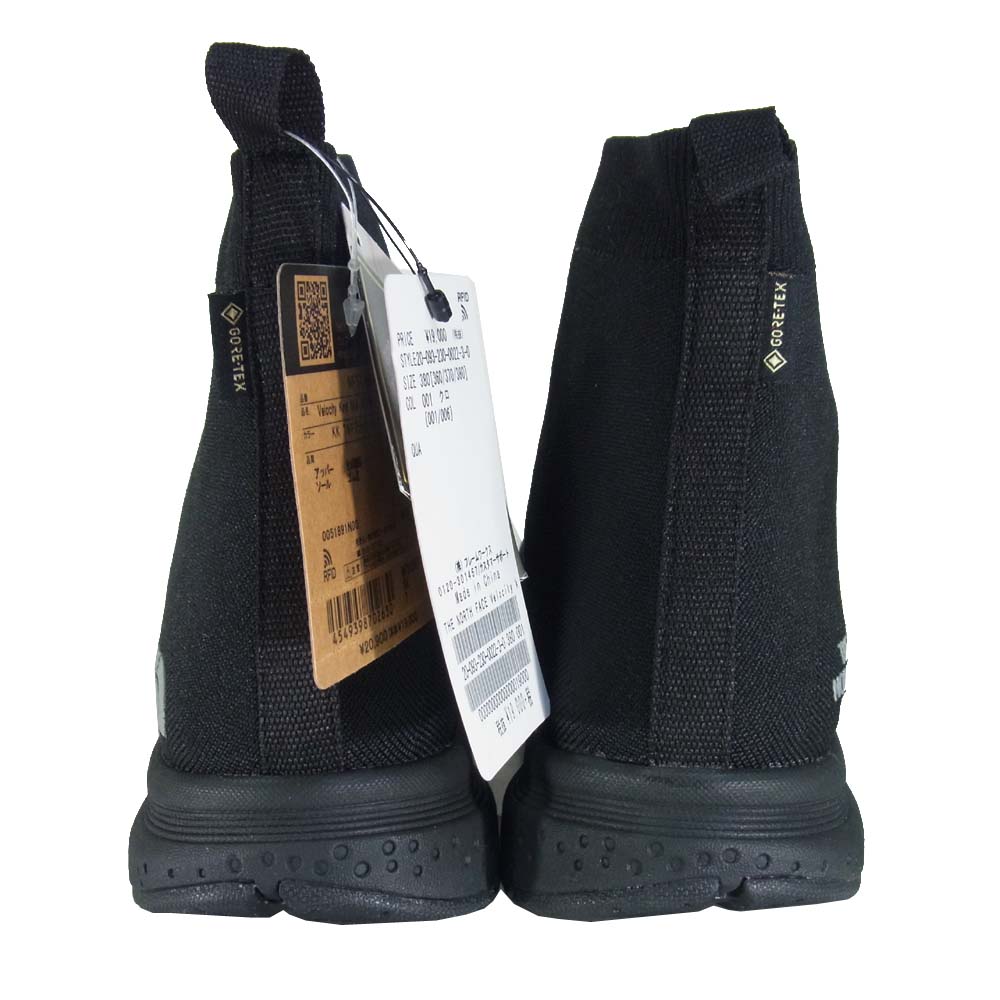THE NORTH FACE ノースフェイス NF51997 VELOCITY KNIT MID ベロシティ ニット GORE-TEX INVISIBLE FIT インビジブル フィット ブラック系 US7【新古品】【未使用】【中古】