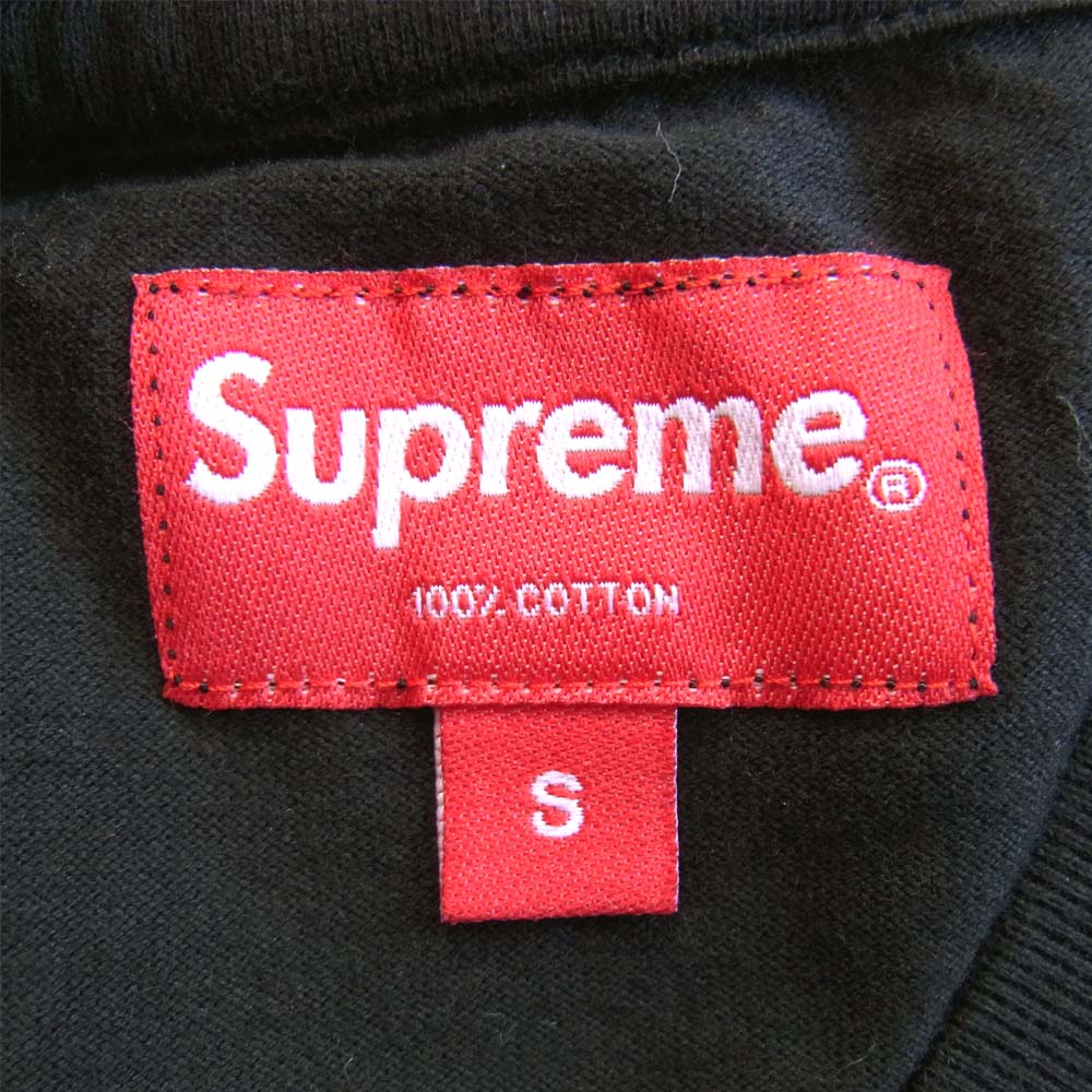Supreme シュプリーム Small Box Logo LS Tee スモール ボックスロゴ 長袖 Tシャツ ブラック系 S【極上美品】【中古】