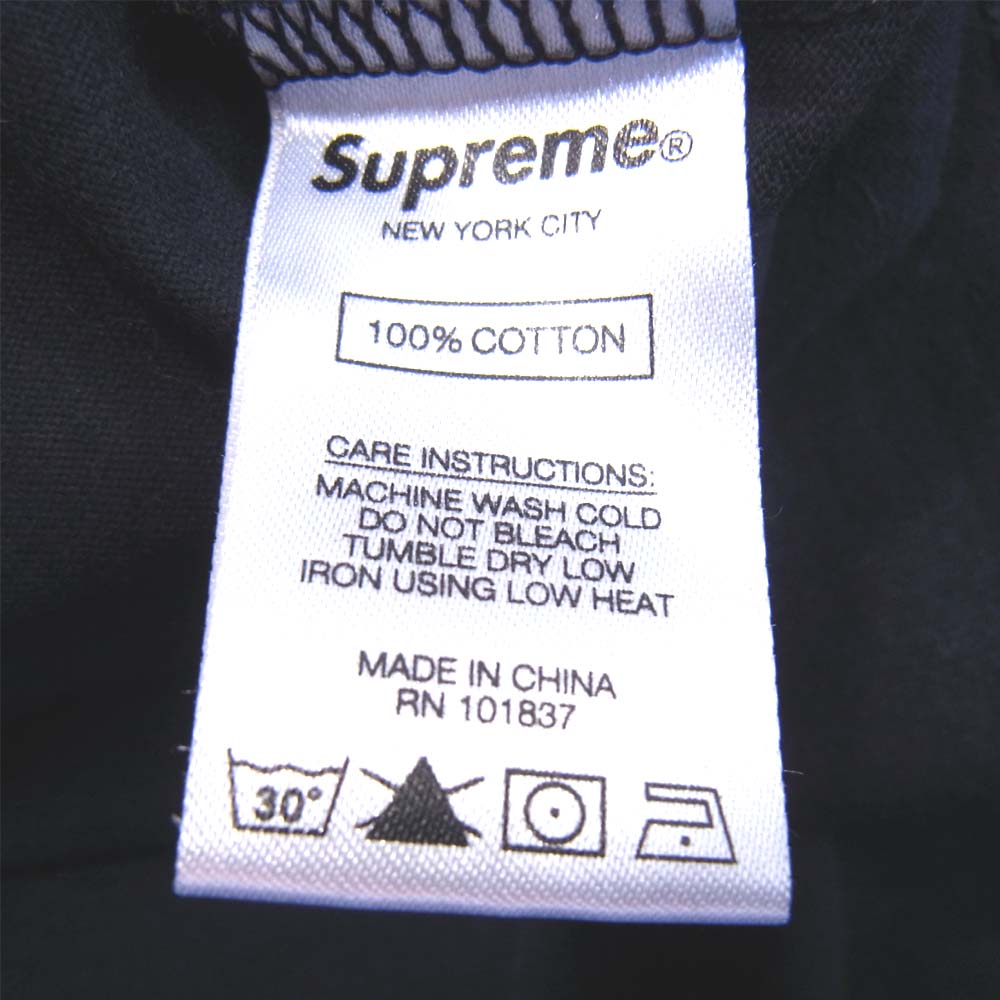 Supreme シュプリーム Small Box Logo LS Tee スモール ボックスロゴ 長袖 Tシャツ ブラック系 S【極上美品】【中古】