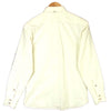 R.J.B アールジェイビー ED001L コットン 胸ロゴ刺繍 ボタンダウン シャツ オフホワイト系 38【中古】