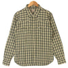 THE FLAT HEAD ザフラットヘッド コットン チェック ウエスタン 長袖 シャツ グレー系 40【中古】