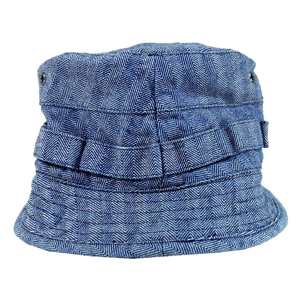 Stevenson Overall Co. スティーブンソンオーバーオール バケットハット ブルー系 59cm【中古】