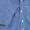 POST OVERALLS ポストオーバーオールズ シャンブレー ワークシャツ ブルー系 L【中古】