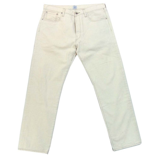 POST OVERALLS ポストオーバーオールズ ワークパンツ ボタンフライ ベージュ系 表記なし(36インチ相当)【中古】