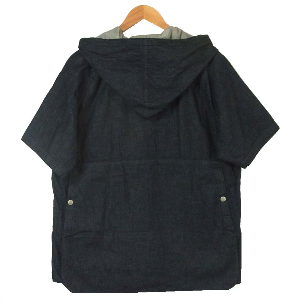 SASAFRAS ササフラス SSF-161147NV SEED BOMB BUD JACKET フード デニム 中綿 ジャケット インディゴブルー系 L【美品】【中古】