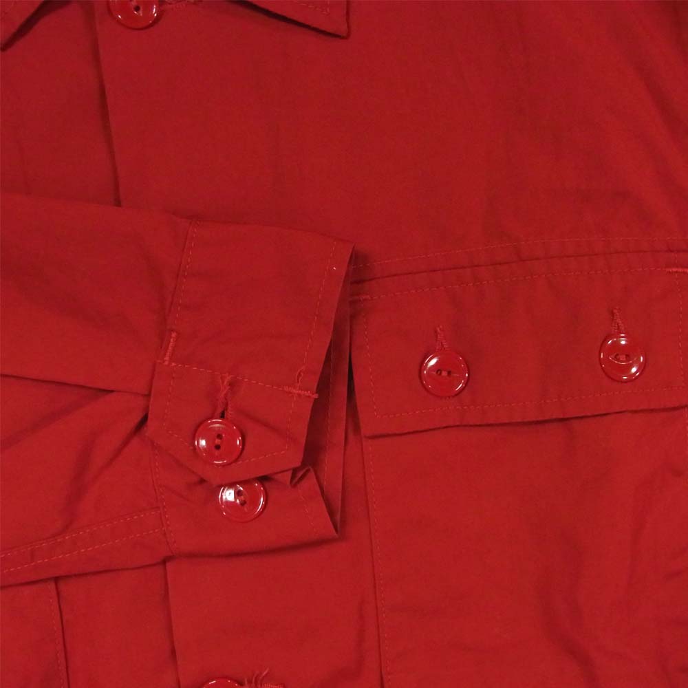 SASAFRAS ササフラス G.D.U Jacket ジーディーユー 日本製 コットン ジャケット レッド系 L【中古】