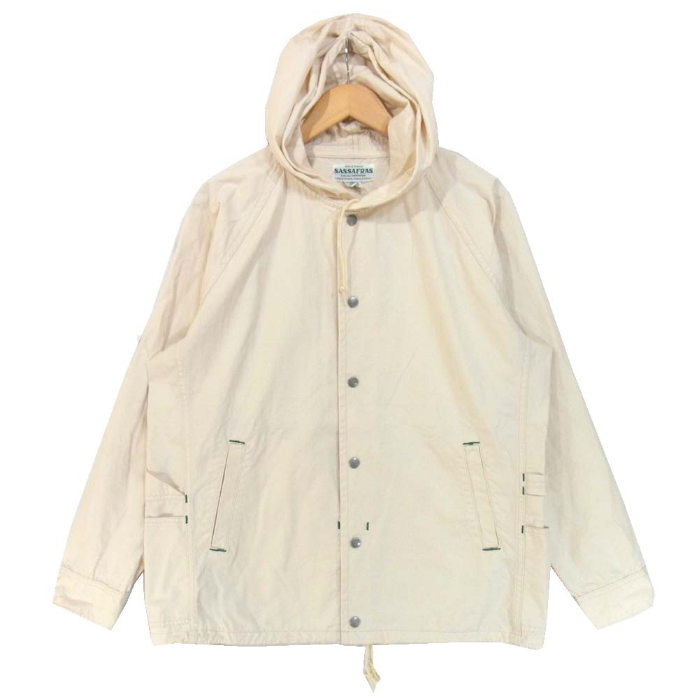 SASAFRAS ササフラス Gardener Bud Breaker ガーデナー バド ブレーカー マウンテンパーカー ベージュ系 L【中古】
