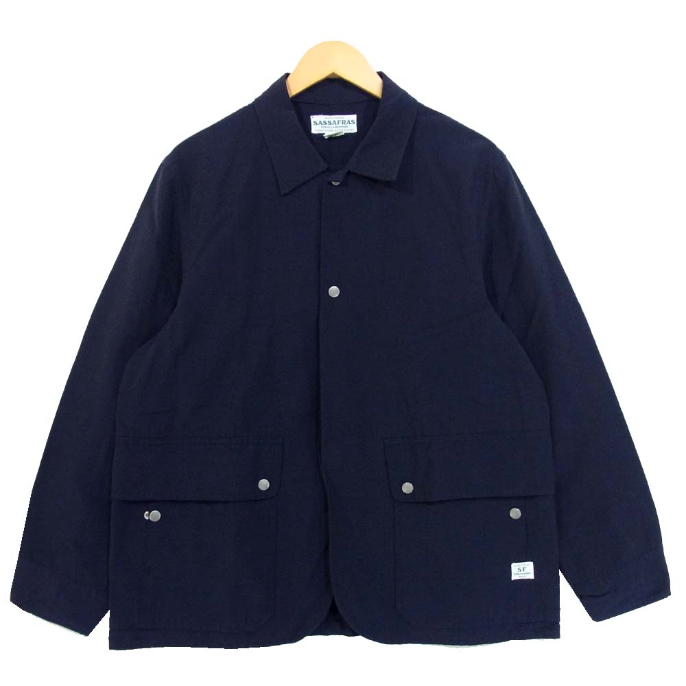 SASAFRAS ササフラス SF-191515 Fall Leaf jacket フォール リーフ ダークネイビー系 L【中古】
