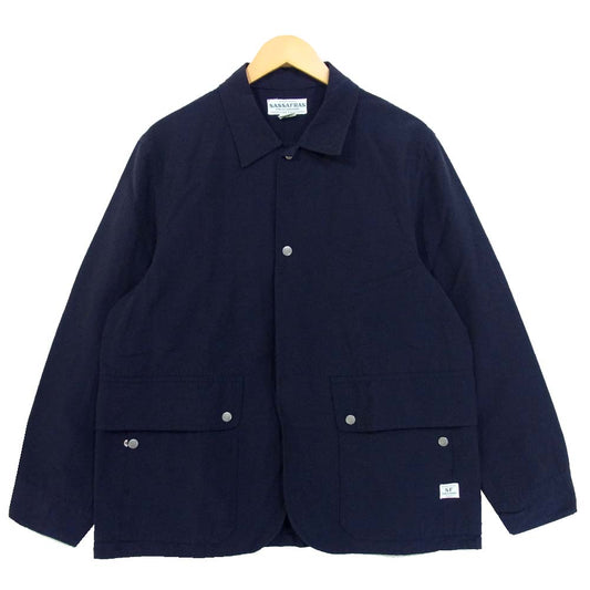 SASAFRAS ササフラス SF-191515 Fall Leaf jacket フォール リーフ ダークネイビー系 L【中古】