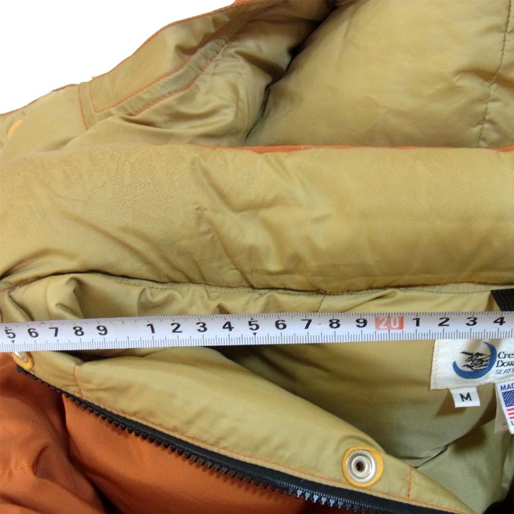 Crescent Down Works クレセントダウンワークス DOWN JACKET オレンジ系 M【中古】
