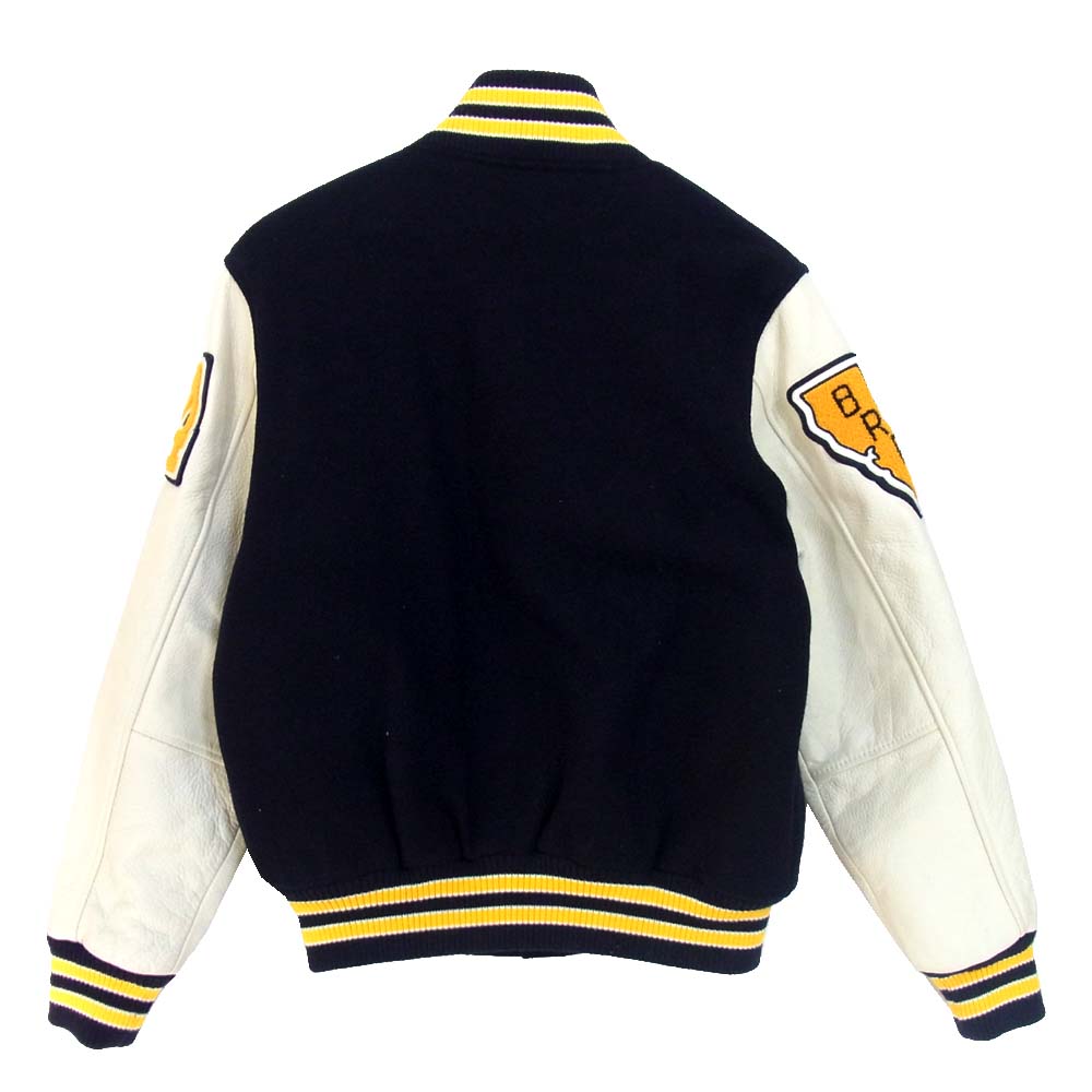 Champion チャンピオン C8-S605 DeLONG カントリー別注 フルデコ スタジャン 袖レザー ダークネイビー系 M【中古】