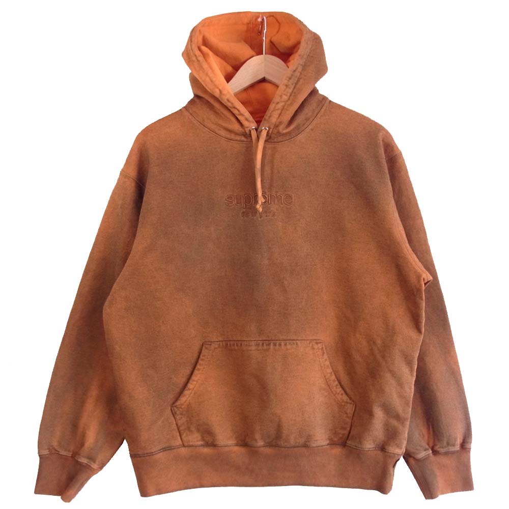 Supreme シュプリーム 20AW Spray Hooded Sweatshirt スプレー フーデッド スウェット パーカー オレンジ系 S【新古品】【未使用】【中古】