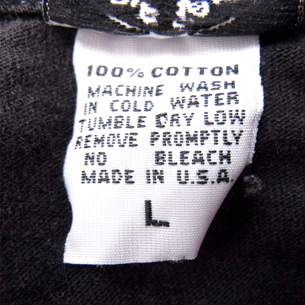 CHROME HEARTS クロムハーツ（原本無） スクロールラベル ポケット バックプリント Tシャツ ブラック系 L【中古】