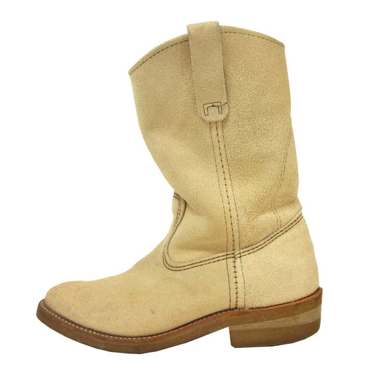 RED WING レッドウィング 8156 スウェード ペコス ブーツ ベージュ系 USA7.5E【中古】