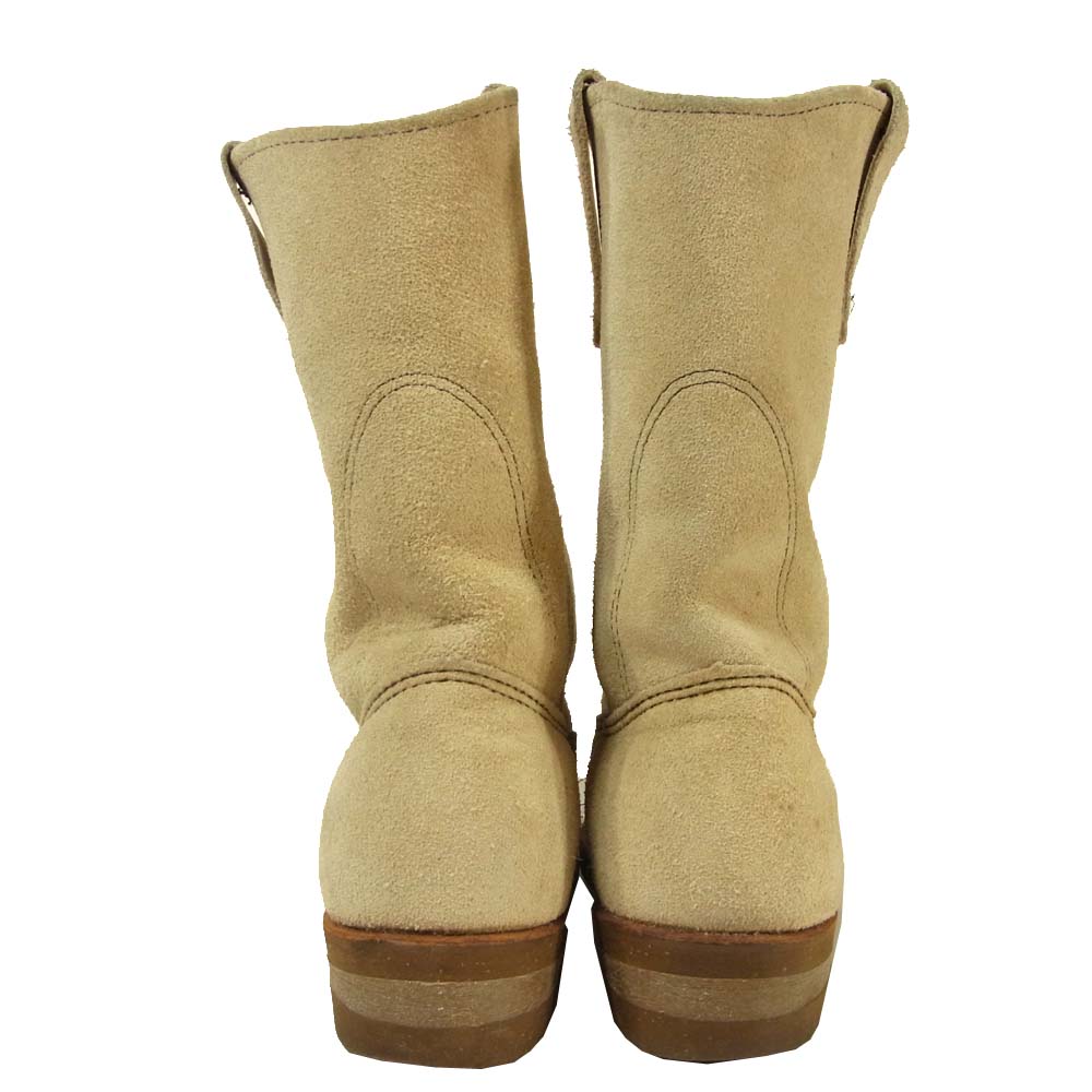 RED WING レッドウィング 8156 スウェード ペコス ブーツ ベージュ系 USA7.5E【中古】