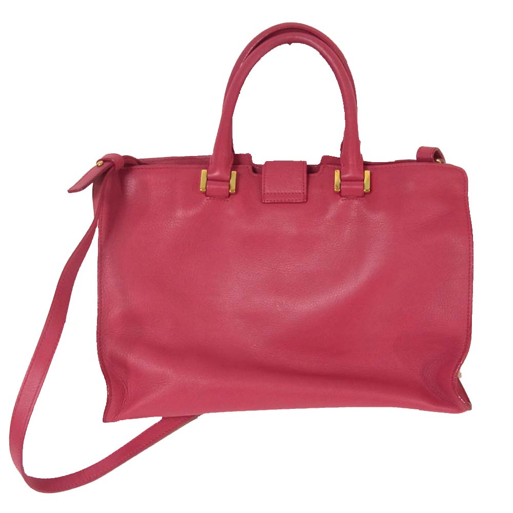 SAINT LAURENT サンローラン 311210 529256 プチカバス Yライン 2way バッグ ピンク系【中古】