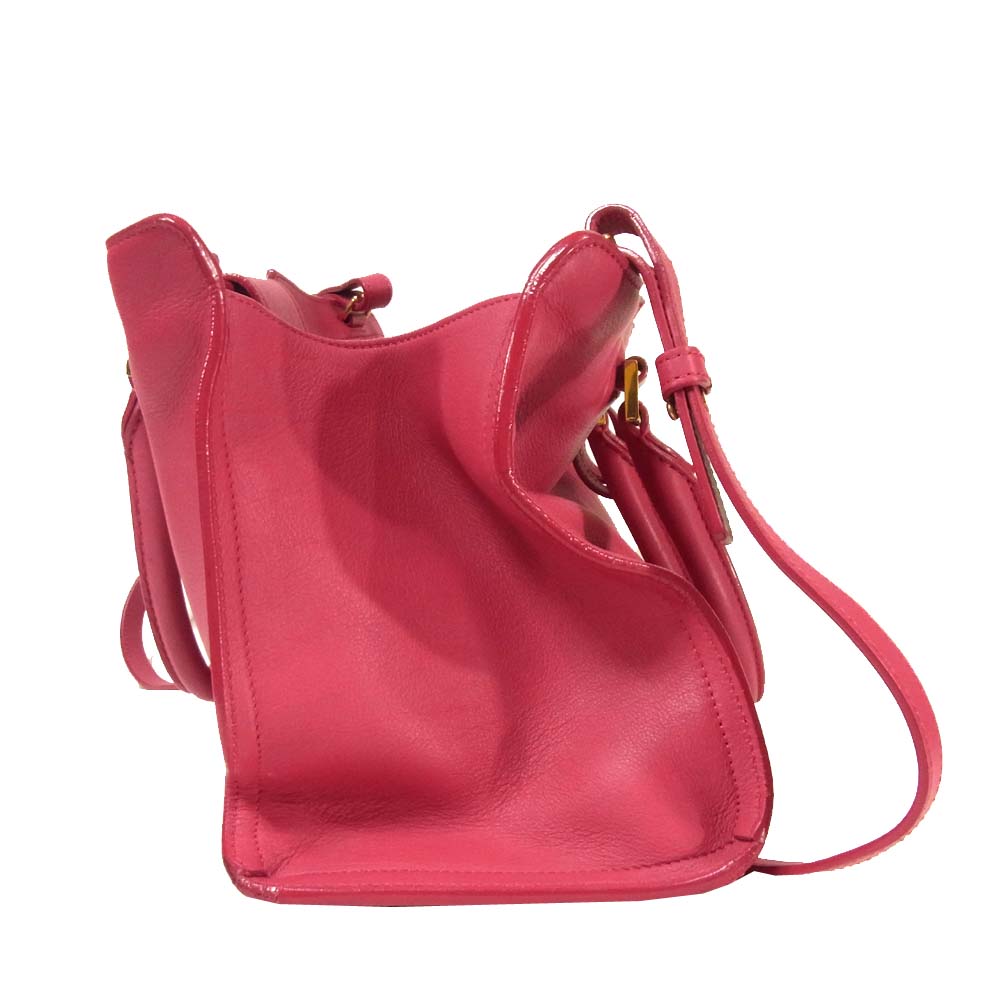 SAINT LAURENT サンローラン 311210 529256 プチカバス Yライン 2way バッグ ピンク系【中古】
