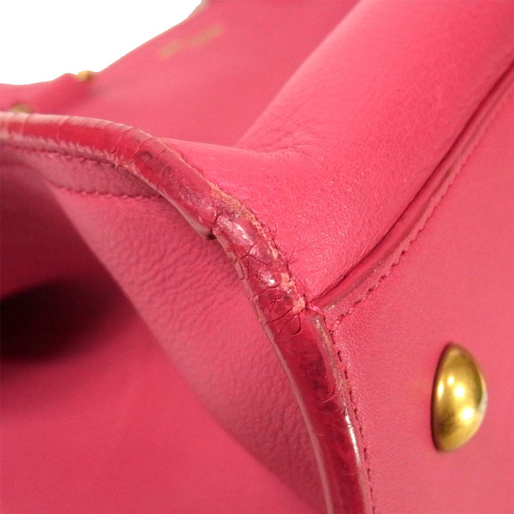 SAINT LAURENT サンローラン 311210 529256 プチカバス Yライン 2way バッグ ピンク系【中古】