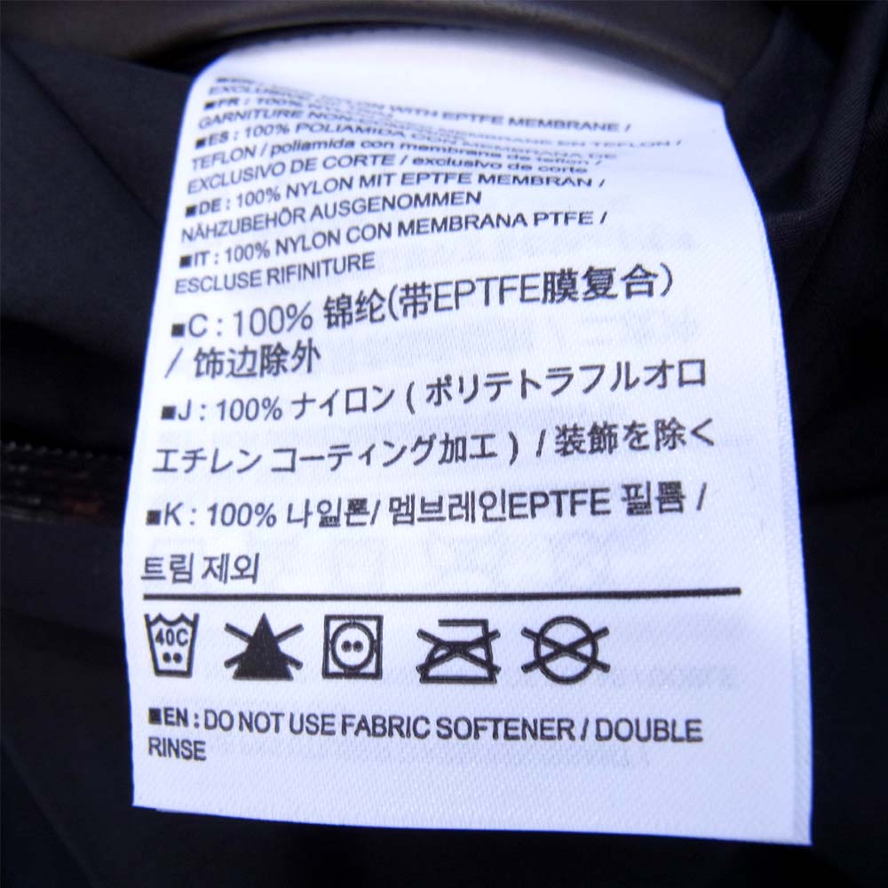 ARC'TERYX アークテリクス Zeta SL Jacket ゼータ ゴアテックス ジャケット ブラック系 S【新古品】【未使用】【中古】