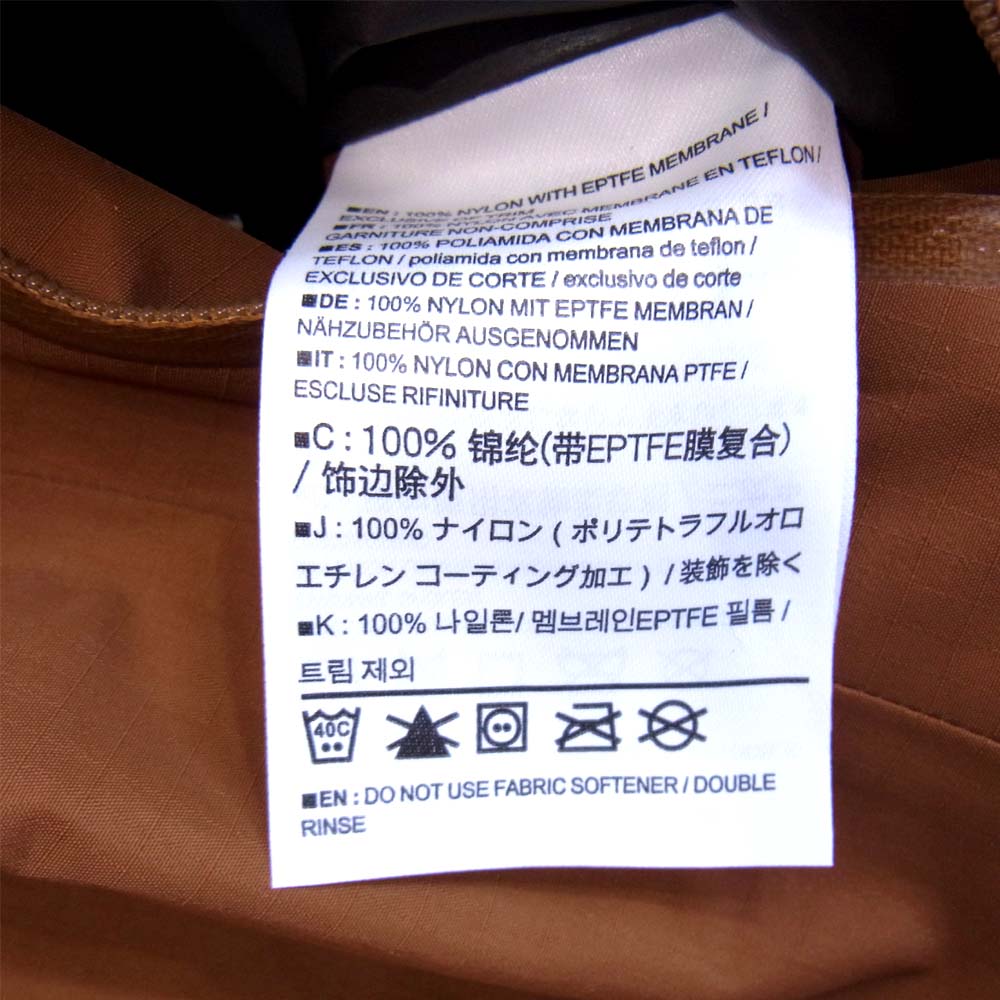 ARC'TERYX アークテリクス Zeta SL Jacket ゼータ ゴアテックス ジャケット ブラウン系 S【極上美品】【中古】