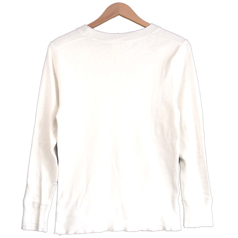 GLADHAND & Co. グラッドハンド THICK L/S T-SHIRTS コットン Tシャツ オフホワイト系 M【極上美品】【中古】