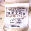 GLADHAND & Co. グラッドハンド THICK L/S T-SHIRTS コットン Tシャツ オフホワイト系 M【極上美品】【中古】