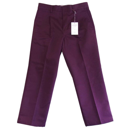 WACKO MARIA ワコマリア DICKIES-WM-PT03 × ディッキーズ Dickies プリーツ入り トラウザー パンツ パープル系 S【極上美品】【中古】