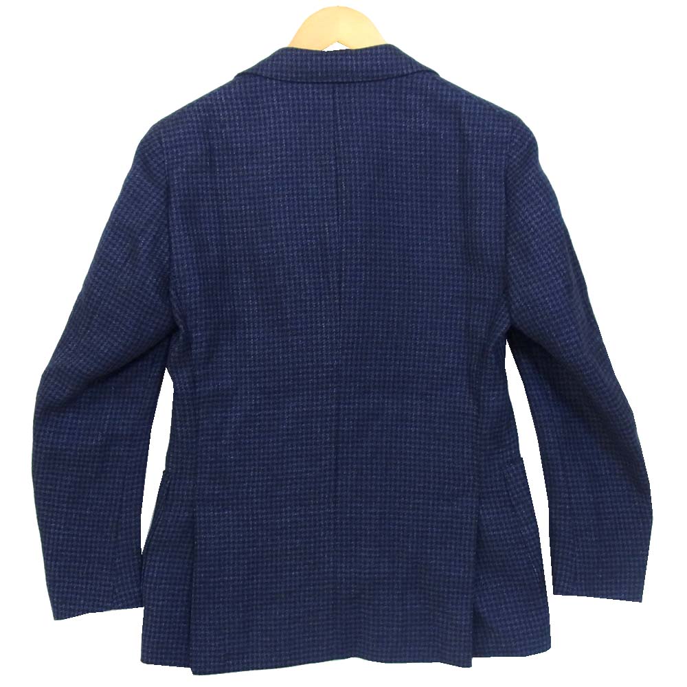LARDINI ラルディーニ JK.515 ブートニエール ツイード ジャケット ブルー系 44【美品】【中古】