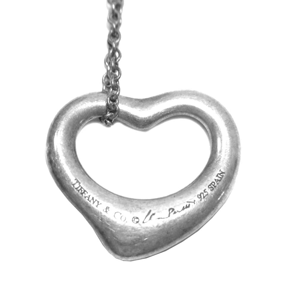 TIFFANY&Co. ティファニー ハート ネックレス シルバー系【中古】