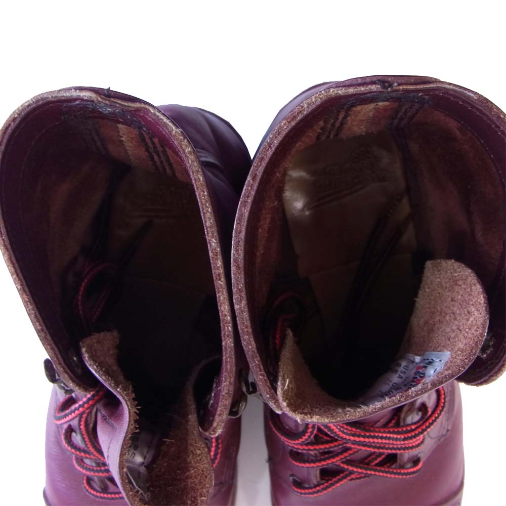 RED WING レッドウィング 8012 Iron Range Munson アイアン レンジ マラソン ブーツ ワインレッド系 26.5㎝【中古】