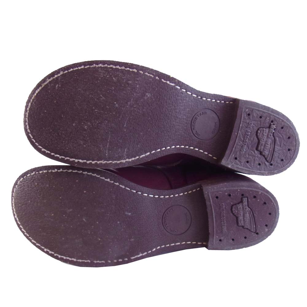 RED WING レッドウィング 8012 Iron Range Munson アイアン レンジ マラソン ブーツ ワインレッド系 26.5㎝【中古】