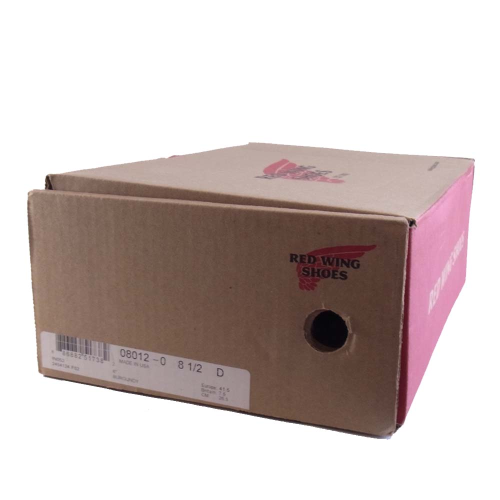 RED WING レッドウィング 8012 Iron Range Munson アイアン レンジ マラソン ブーツ ワインレッド系 26.5㎝【中古】