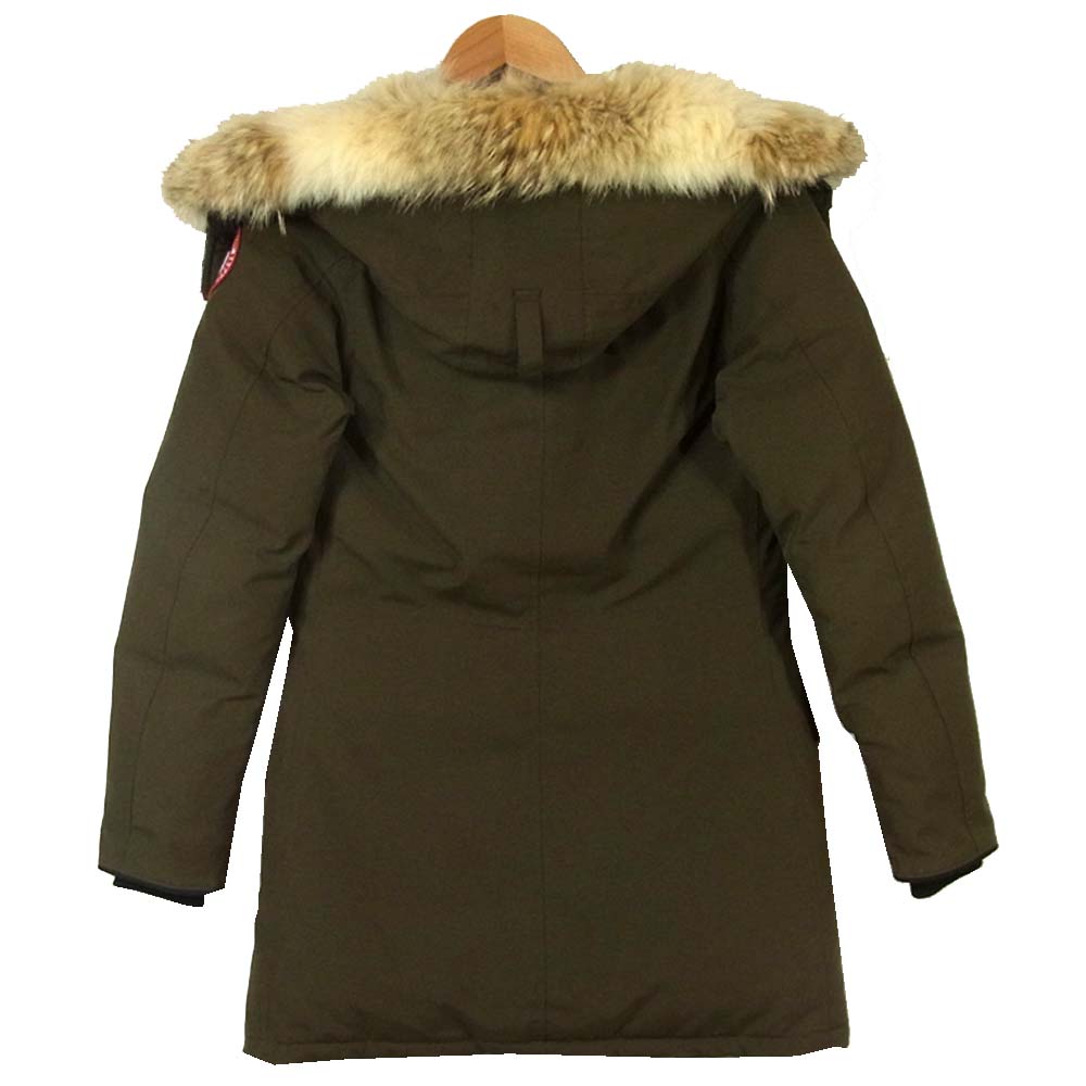 CANADA GOOSE カナダグース 2603JL 国内正規品 BRONTE PARKA ブロンテ フーディ ダウン ジャケット カーキ系 S【中古】