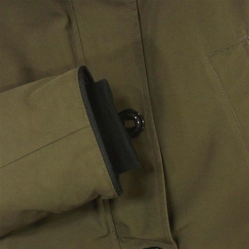 CANADA GOOSE カナダグース 2603JL 国内正規品 BRONTE PARKA ブロンテ フーディ ダウン ジャケット カーキ系 S【中古】