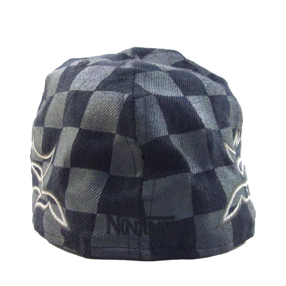 NUMBER(N)INE ナンバーナイン × ニューエラ NEW ERA  08AW ポートランド期 キャップ ブラック系 グレー系 7.5【中古】