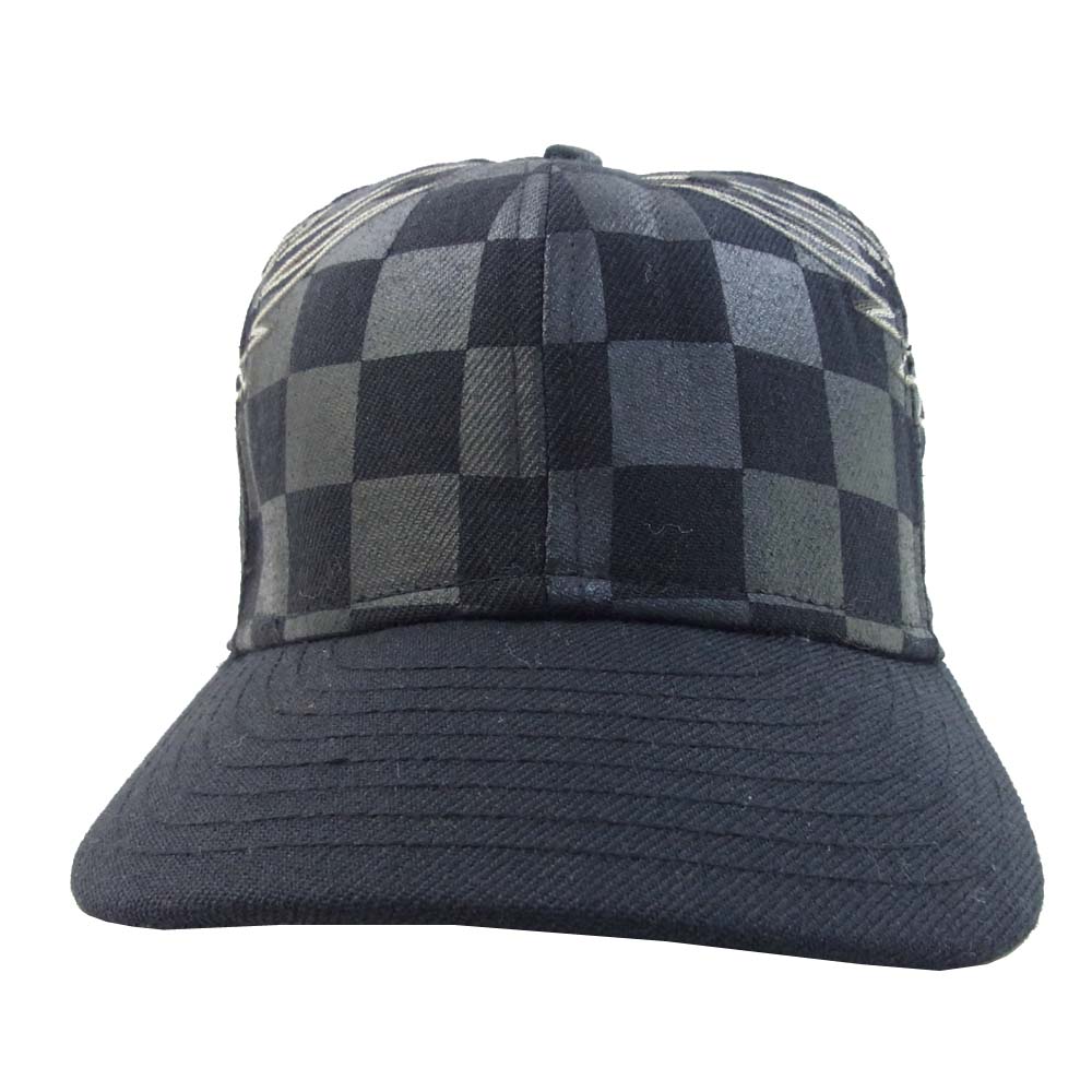 NUMBER(N)INE ナンバーナイン × ニューエラ NEW ERA  08AW ポートランド期 キャップ ブラック系 グレー系 7.5【中古】