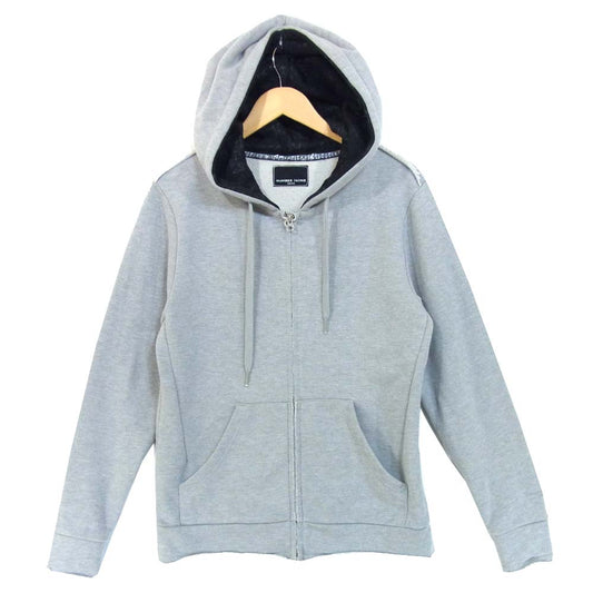 NUMBER(N)INE ナンバーナイン DENIM カットオフ ジップ パーカー グレー系 L【美品】【中古】