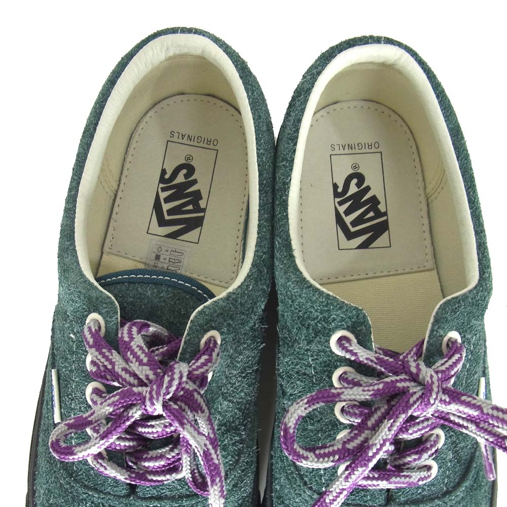 VANS バンズ VN0A4BVATIZ OG ERA LX OG エラ スエード スニーカー グリーン系 26cm【中古】