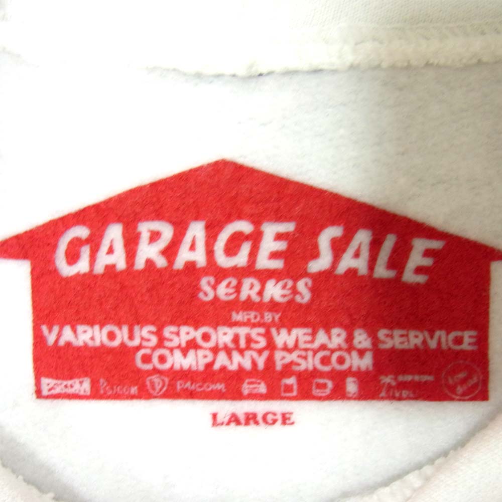 サイコム GARAGE SALE series Tivo スウェット パーカー ホワイト系 L【中古】