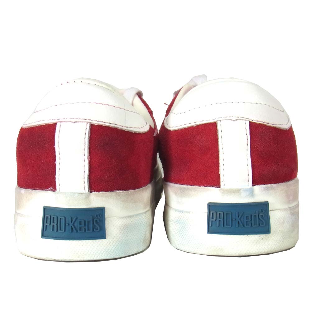 プロケッズ × ヘルレイザー Hellrazor スエード スニーカー レッド系 US9【中古】