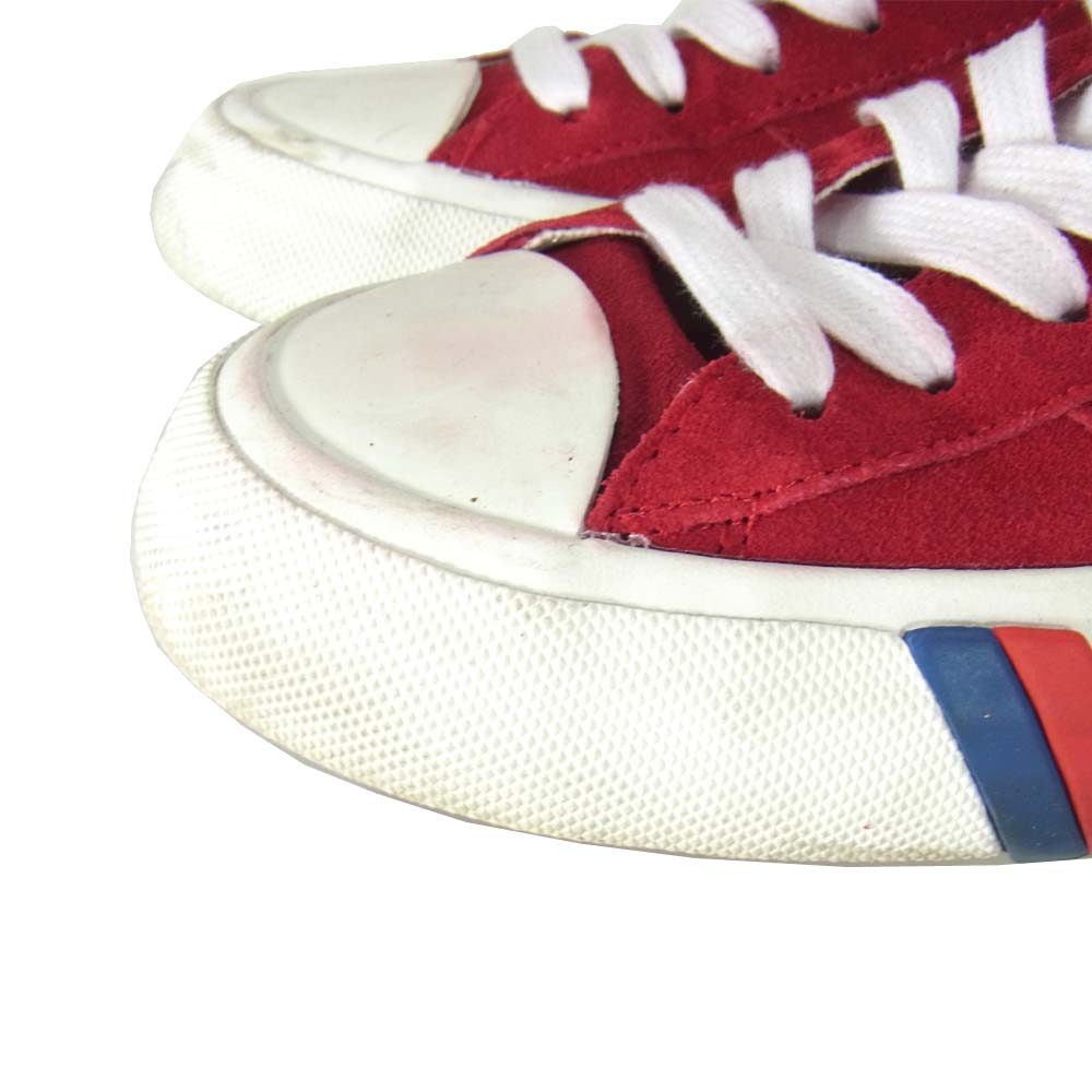 プロケッズ × ヘルレイザー Hellrazor スエード スニーカー レッド系 US9【中古】