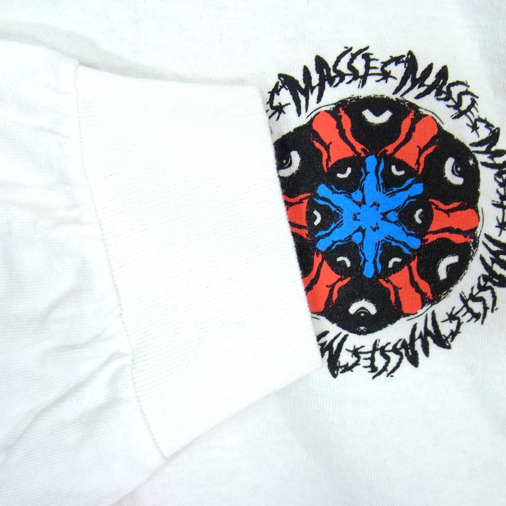 マシス ロングスリーブ プリント Tシャツ ホワイト系 L【中古】