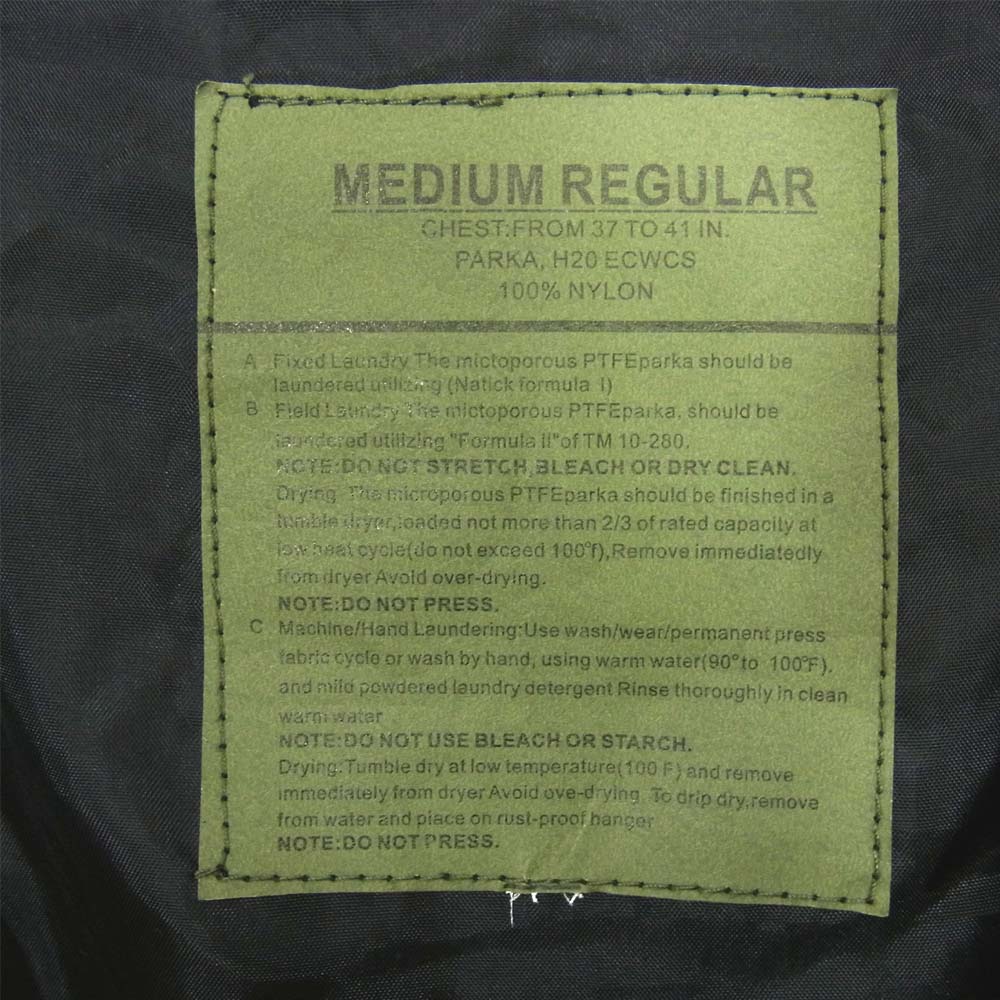 エクワックス US ARMY パーカー ブラック系 M【中古】
