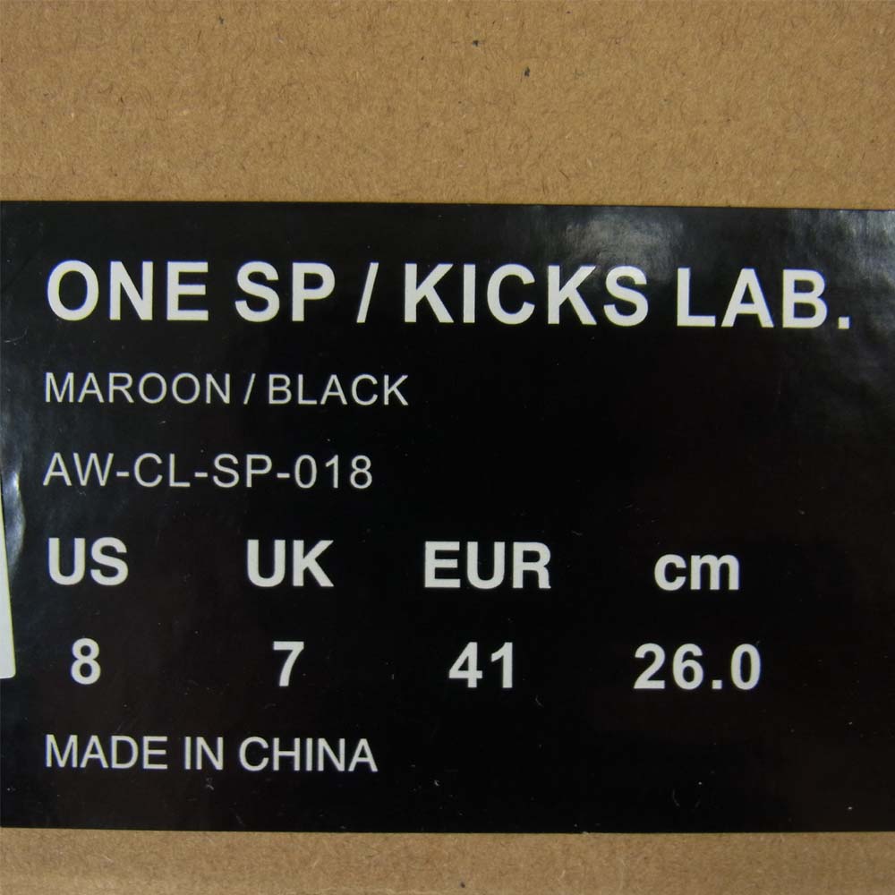 AIRWALK エアウォーク AW-CL-SP-018 KICKS LAB 別注 CLASSICS ONE SP クラシック スニーカー ブラウン系 26cm【極上美品】【中古】