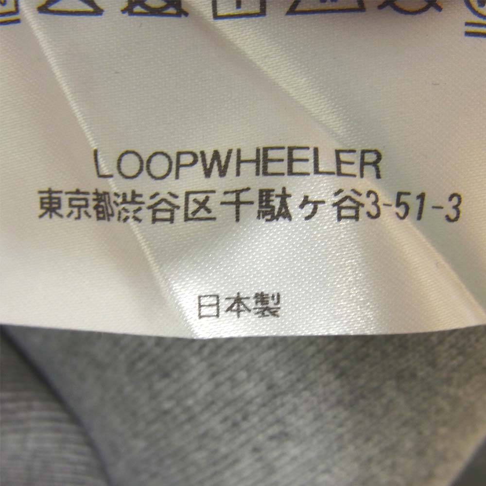 LOOPWHEELER ループウィラー 11-13-3364-593-10-20 BEAMS別注 スーパーヘビーウェイト パーカー グレー系 L【新古品】【未使用】【中古】