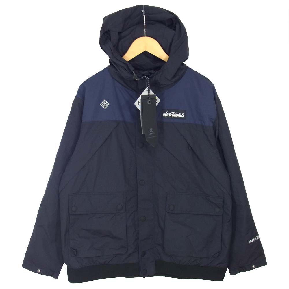 WILDTHINGS ワイルドシングス RJJ651-BLK × ROARK ロアーク リバイバル TREKMAN JACKET ジャケット ブラック系 L【新古品】【未使用】【中古】