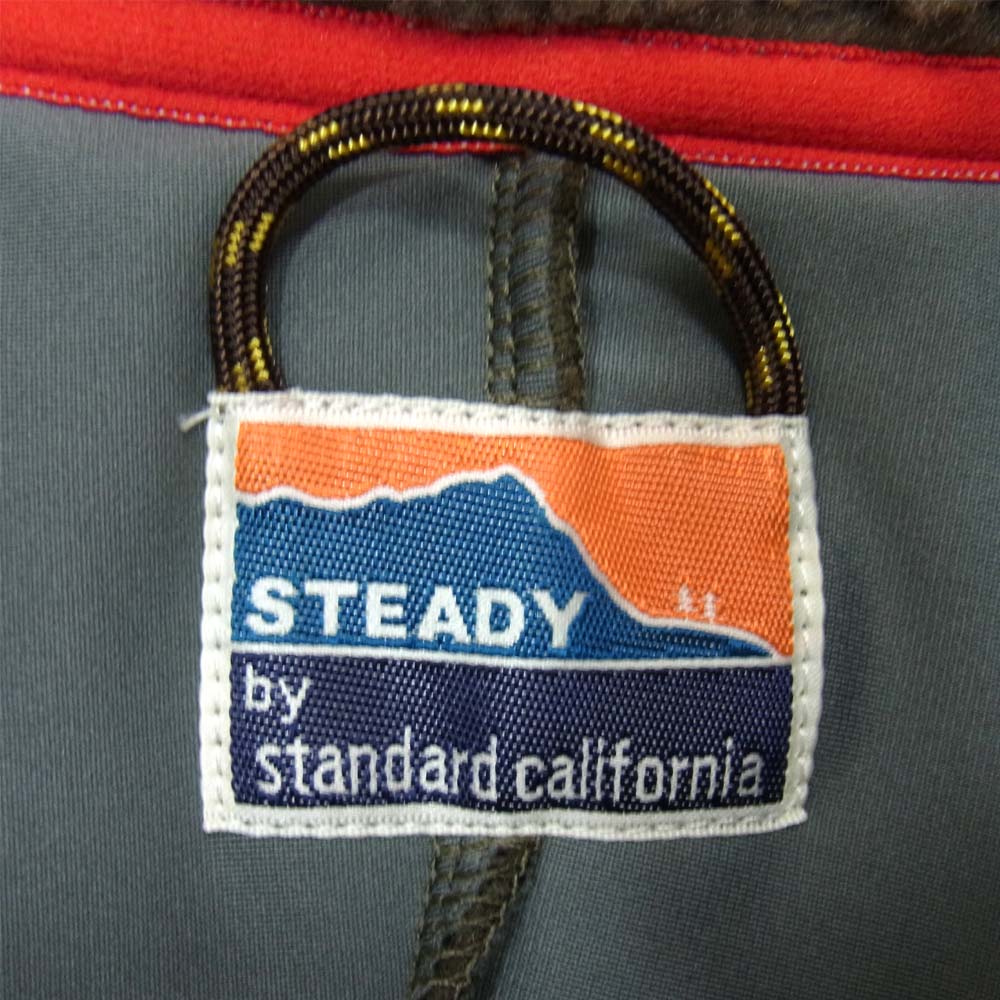 STANDARD CALIFORNIA スタンダードカリフォルニア スタンダードカリフォルニア パイル フリース ジャケット カーキ系 L【美品】【中古】