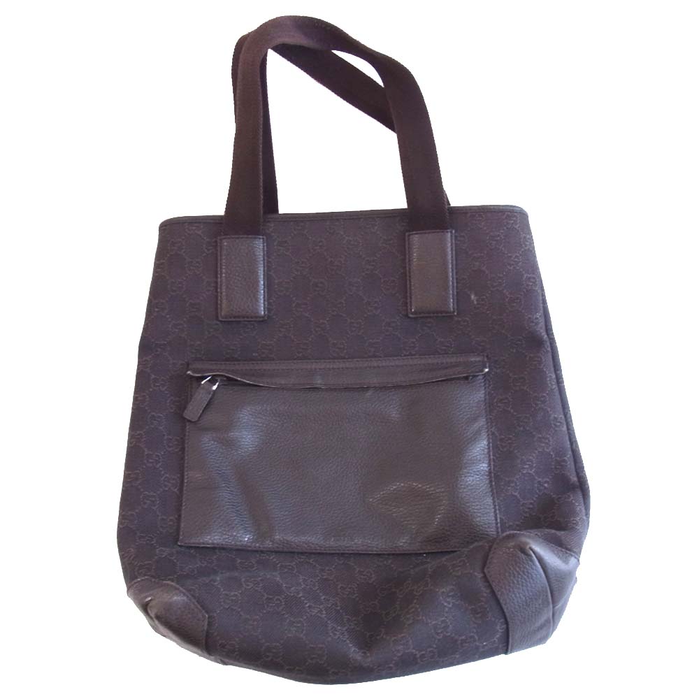 GUCCI グッチ 180450 GGキャンバス トート バッグ ブラウン系【中古】