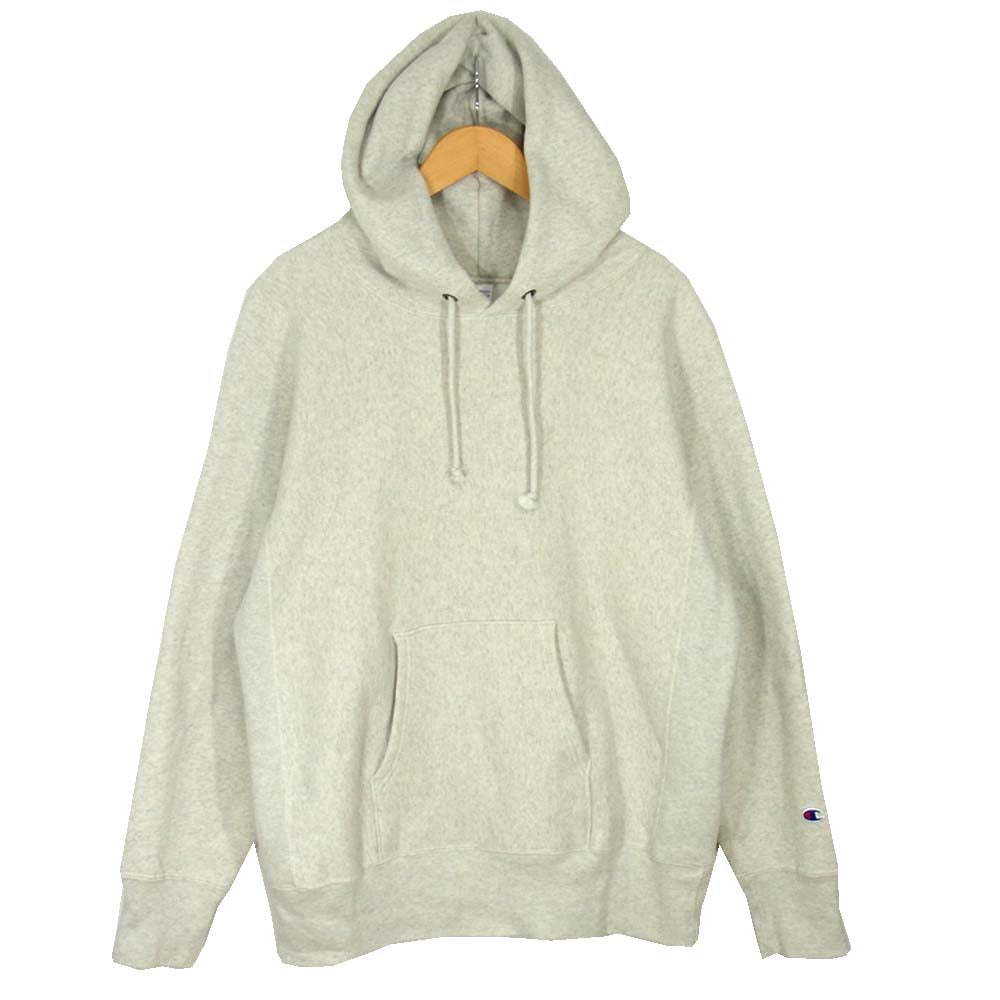 Champion チャンピオン C3-W102 青単 復刻 リバースウィーブ プルオーバー パーカー グレー系 XL【中古】